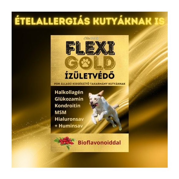 FLEXI GOLD Ízületvédő 100g +bioflavonoid allergiás kutyáknak is adható