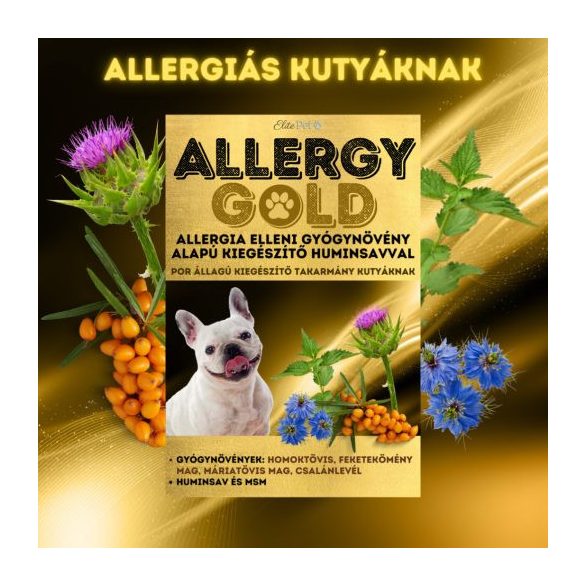 ALLERGY GOLD 500g Allergia elleni táplálék kiegészítő kutyáknak