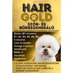 Hair Gold Szőr- és bőrregeneráló keverék 100g táplálékiegészítő kutyáknak - 