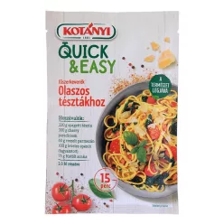 Kotányi quick&easy fűszerkeverék olaszos tésztákhoz 20 g - Bio és natúr élelmiszerek