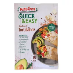 Kotányi quick&easy fűszerkeverék tortillához 20 g - Bio és natúr élelmiszerek