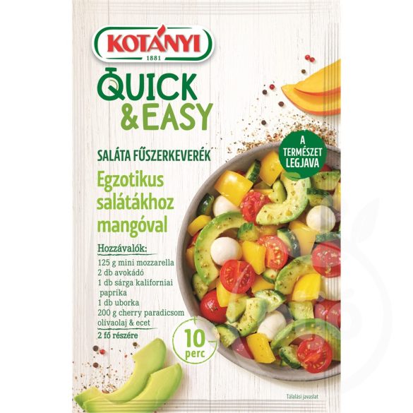 Kotányi quick&easy fűszerkeverék egzotikus salátákhoz mangóval 20 g