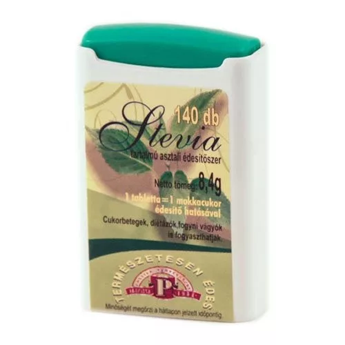 Politur stevia tartalmú édesítő tabletta 140 db - Bio és natúr élelmiszerek