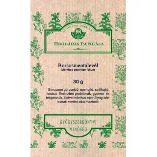 Herbária borsosmentalevél tea 30 g - Bio és natúr élelmiszerek