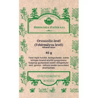 Herbária orvosi ziliz levél tea 40 g - Bio és natúr élelmiszerek