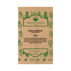 Herbária medveszőlőlevél tea 40 g - Bio és natúr étrendkiegészítők