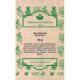 Herbária nyírfalevél 40 g - Bio és natúr étrendkiegészítők