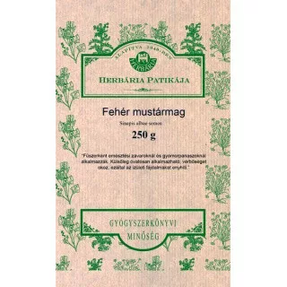 Herbária fehér mustármag tea 250 g - Bio és natúr élelmiszerek