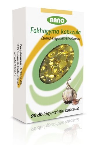Bánó fokhagyma kapszula 9 90 db - Bio és natúr étrendkiegészítők