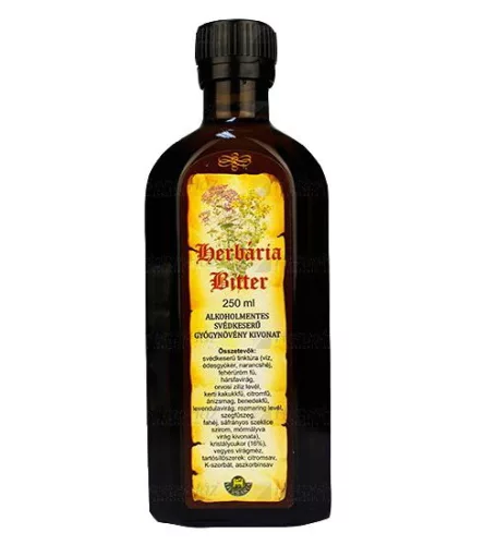 Herbária magyar herbal bitter svédcsepp 250 ml - Bio és natúr étrendkiegészítők