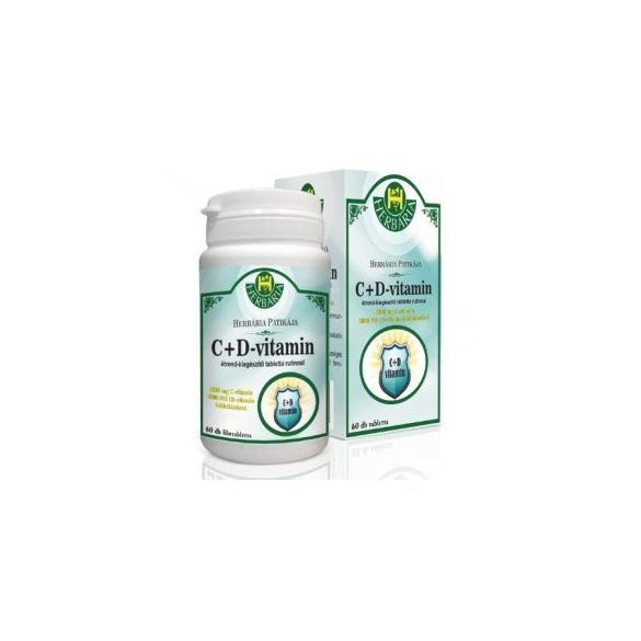 Herbária c 1000 mg +d3000 ne vitamin kapszula 60 db