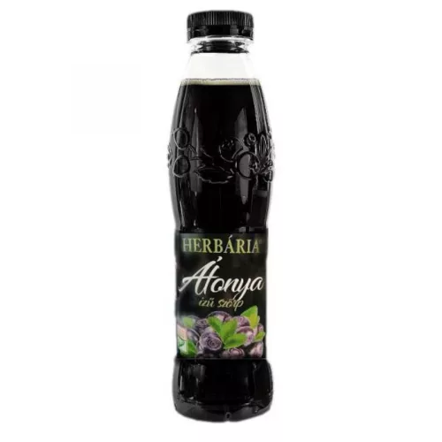 Herbária áfonya szörp 500 ml - Bio és natúr élelmiszerek