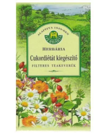Herbária cukordiétát kiegészítő tea 20x1,5g 30 g - Bio és natúr élelmiszerek