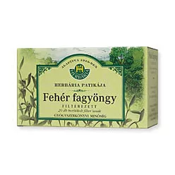 Herbária fehér fagyöngy tea 20x1g 20 g - Bio és natúr élelmiszerek