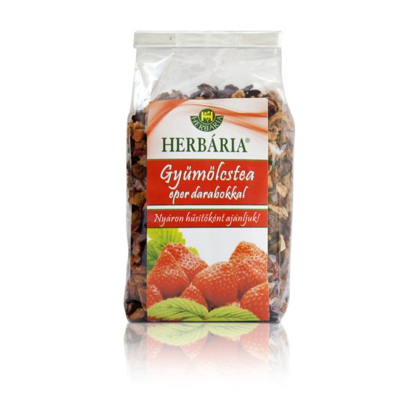 HERBÁRIA GYÜMÖLCSTEA EPER DARABOKKAL 120 g