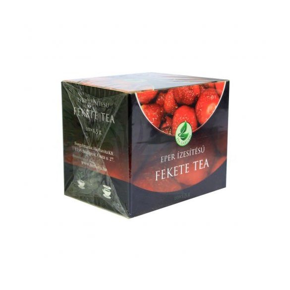 Herbária fekete tea eper 10x1,5g 15 g