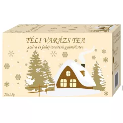 HERBÁRIA TÉLI VARÁZS TEA - SZILVA ÉS FAHÉJ ÍZESÍTÉSŰ 20 db - Bio és natúr élelmiszerek