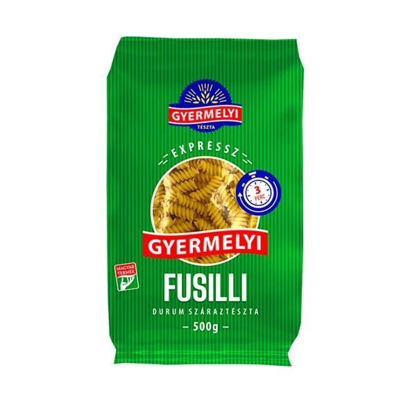 GYERMELYI EXPRESSZ TÉSZTA FUSILLI 500G