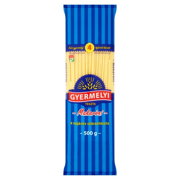 GYERMELYI MAKARÓNI 4 TOJÁS 500G