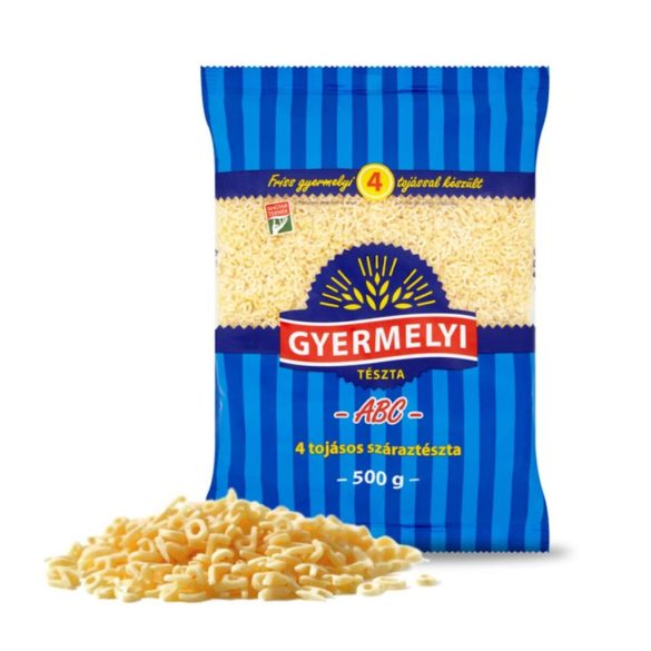 GYERMELYI ABC TÉSZTA 4 TOJÁSOS 500G