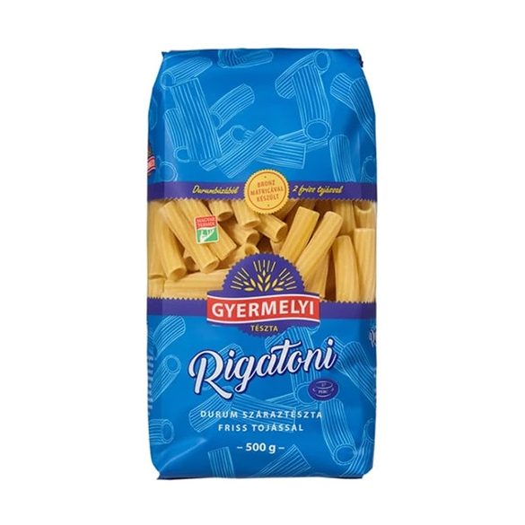 GYERMELYI RIGATONI 2 TOJÁS 500G