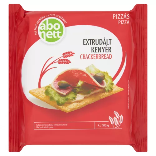 Abonett extrudált kenyér pizzás 100 g - Bio és natúr élelmiszerek