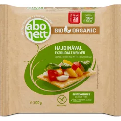 Abonett extrudált bio kenyér hajdinával gluténmentes 100 g - Bio és natúr élelmiszerek