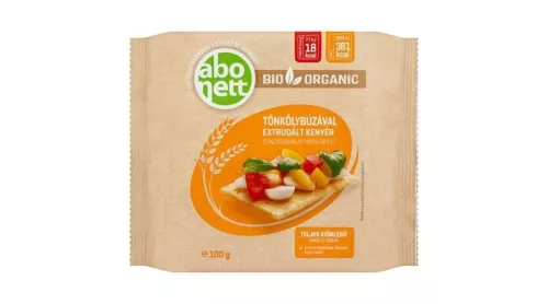 Abonett extrudált bio kenyér tönkölybúzával 100 g - Bio és natúr élelmiszerek