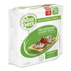 Abonett extrudált kenyér zöldségekkel gluténmentes 100 g - Bio és natúr élelmiszerek