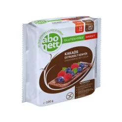 Abonett extrudált kenyér kakaós gluténmentes 100 g - Bio és natúr élelmiszerek