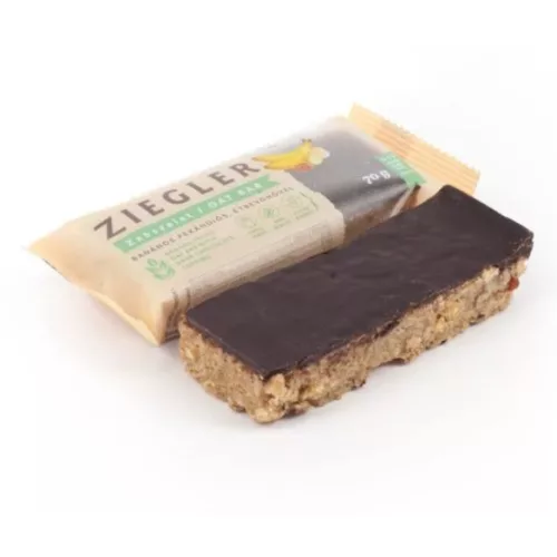 Eredeti ziegler zabszelet banános pekándiós 70 g - Bio és natúr élelmiszerek