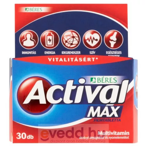 Béres Actival Max Filmtabletta 30Db - 