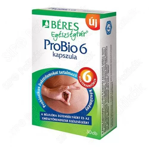 Béres probio 6 kapszula 30 db - Bio és natúr étrendkiegészítők