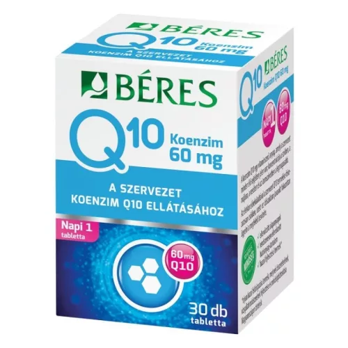 BÉRES Q10 60MG KAPSZULA 30 db - Bio és natúr étrendkiegészítők