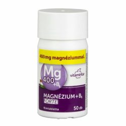 Béres magnézium 400mg+B6 -vitamin forte tabletta 50 db