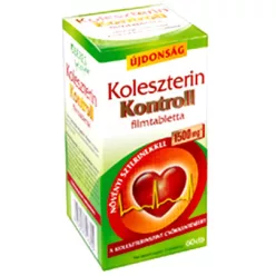 Béres koleszterin kontroll 1500 mg filmtabletta 60 db - Bio és natúr étrendkiegészítők