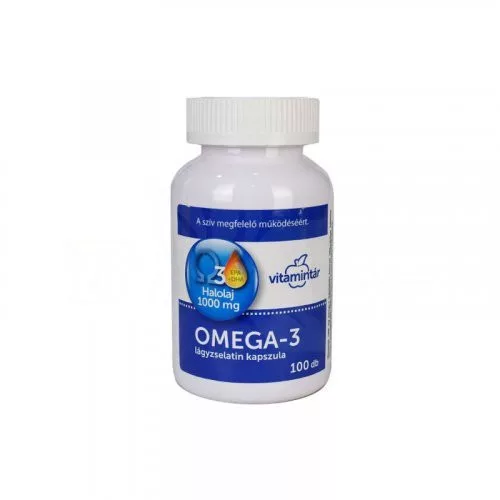 Béres vitamintár omega-3 lágyzselatin kapszula 100 db - Bio és natúr étrendkiegészítők
