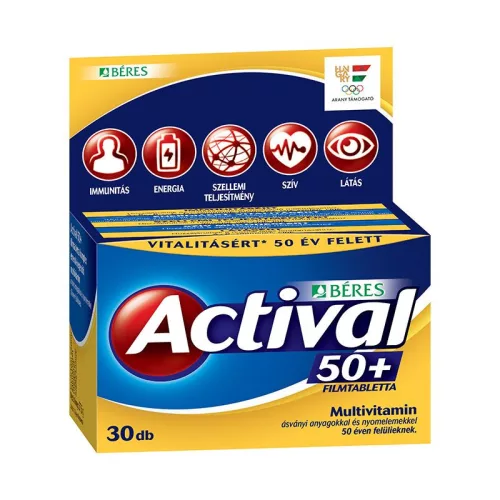 Béres actival 50+ filmtabletta 30 db - 