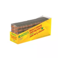 Béres c1000mg+d2000ne vitamin filmtabletta 10 db - Bio és natúr étrendkiegészítők