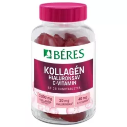   Béres Kollagén, Hialuronsav, C-vitamin 50db cukormentes gumitabletta