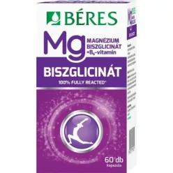 Béres Magnézium biszglicinát + B6- vitamin 60db kapszula