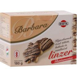   Barbara gluténmentes kajszis kakaós vaníliás linzer 180 g