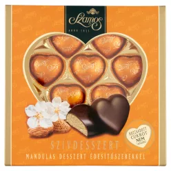 Szamos marcipán szívdesszert édesítővel díszdoboz 130 g – Édes keksz, nápolyi
