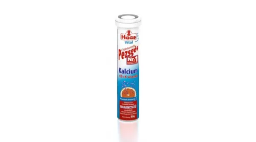 Haas pezsgőtabletta kalcium 20 db - Bio és natúr étrendkiegészítők