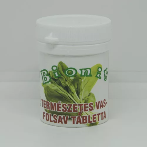 BIONIT TERMÉSZETES VAS-FOLSAV TABLETTA 70DB - Bio és natúr étrendkiegészítők