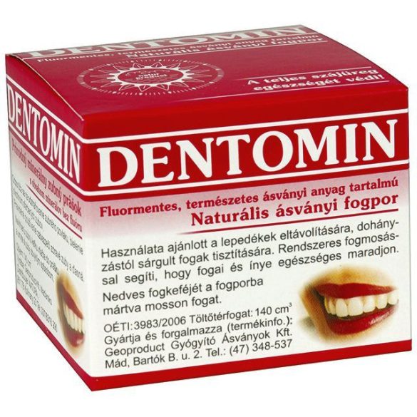 Dentomin fogpor natur 95 g