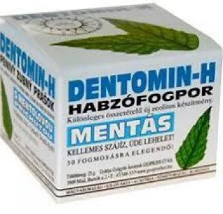 Dentomin-H fogpor mentás 25 g - Bio és natúr kozmetikumok
