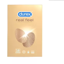 Durex Real Feel - latexmentes óvszer (16 db) - Bio és natúr intim termékek