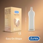 Durex Real Feel - latexmentes óvszer (16 db)