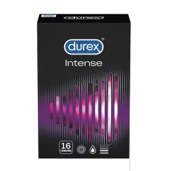 Durex Intense - bordázott és pontozott óvszer (16 db) - Bio és natúr intim termékek